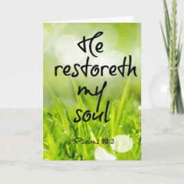 Tarjeta Salmos 23 Rezando por ti