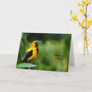 Tarjeta Salmos 55:22 Inspiradores