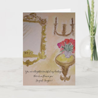 Tarjeta Salón francés