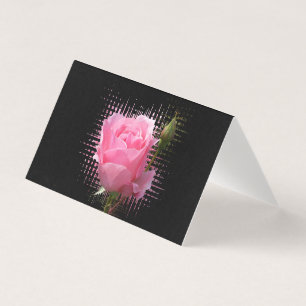 Tarjeta salpicadura rosa rosada