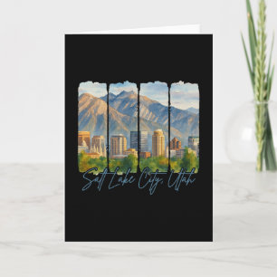 Tarjeta Salt Lake City Utah Viaje Reunirse Conmigo En Salt