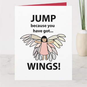 Tarjeta Saltar Alas Porque Tienes Alas