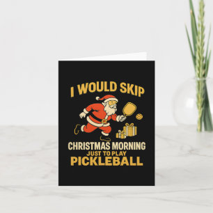 Tarjeta Saltar Navidades Por La Mañana Para Picklell Santa