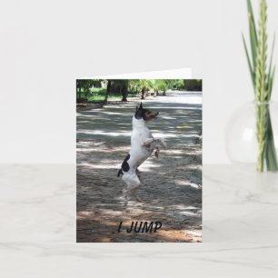 Tarjeta Salte para la alegría