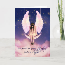 Tarjeta Salto bien Salmos 91:11 Ángel de la Escritura