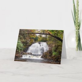 Tarjeta Salto de Hawk en otoño