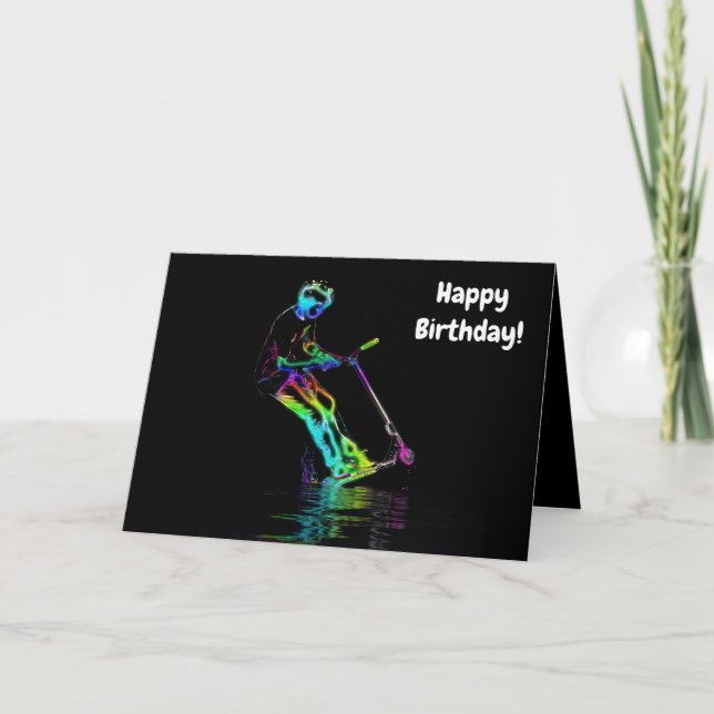 Tarjeta Salto de Puddle - Campana Scooter (Anverso)