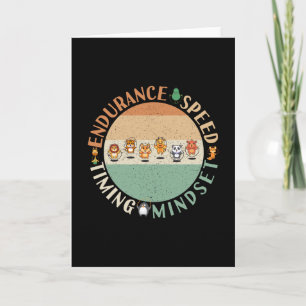 Tarjeta Salto en pista - Rope Saltando Mentset