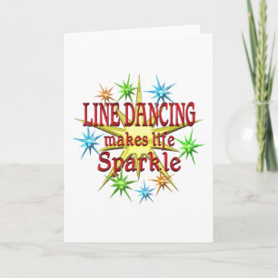 Tarjeta Saltos de baile de línea