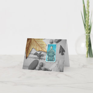 Tarjeta saltos de otoño