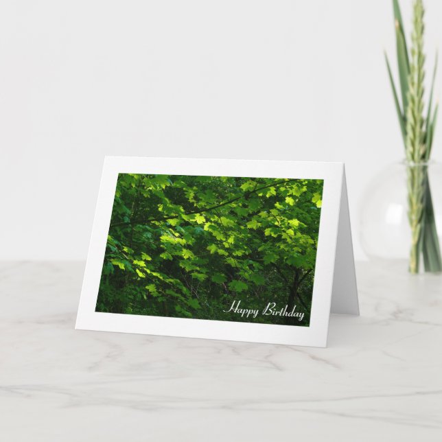 Tarjeta Saltos en primavera (Anverso)