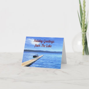 TARJETA **SALUD DE LAGO*** PARA NAVIDADES Y AÑO NUEVO