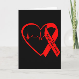 Tarjeta Salud del Corazón Conciencia de Enfermedades del C