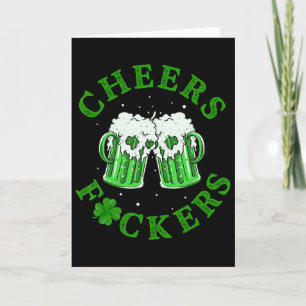 Tarjeta Salud Ers divertido St Patricks Day bebida irlande