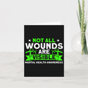 Tarjeta Salud Mental No Todas Las Heridas Salud Mental Vis