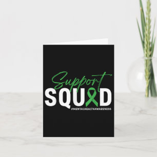 Tarjeta Salud Mental S Apoyo A La Concienciación Squad Cin