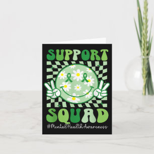 Tarjeta Salud Mental S Apoyo A La Concienciación Squad Cin