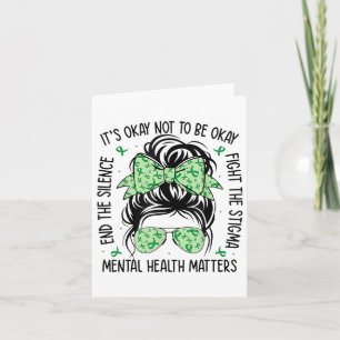 Tarjeta Salud Mental S Conciencia De La Salud Mental En Bu