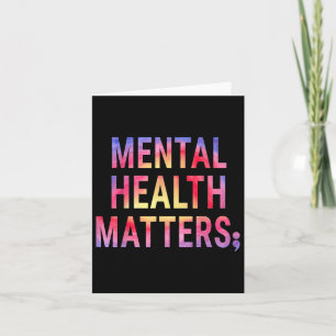 Tarjeta Salud Mental S - Conciencia sobre la salud mental 