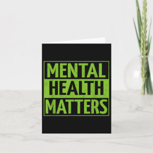 Tarjeta Salud Mental S Concienciación Sobre La Salud Menta