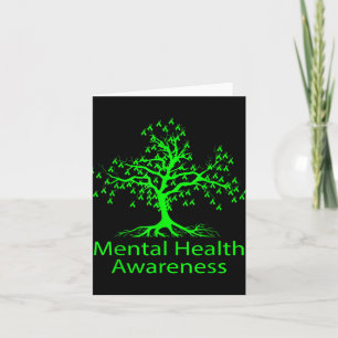 Tarjeta Salud Mental S Green Ribbon Mental Health Awarene