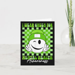 Tarjeta Salud Mental S I Usa Green Mental Health Awarene