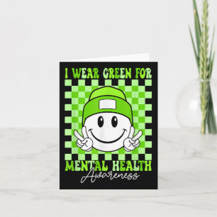 Tarjeta Salud Mental S I Usa Green Mental Health Awarene