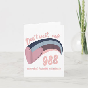 Tarjeta Salud Mental S Sensibilización Sobre La Prevención