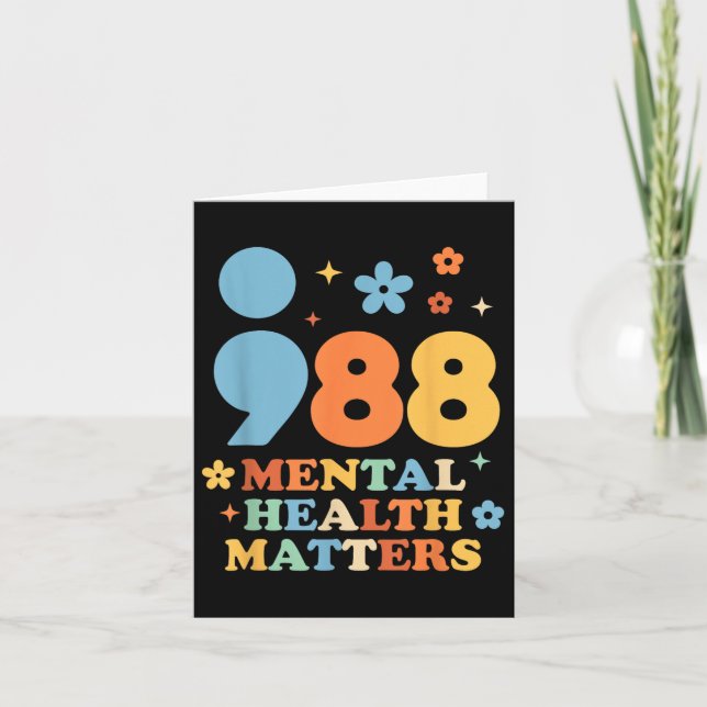 Tarjeta Salud Mental S Sensibilización Sobre La Prevención (Anverso)