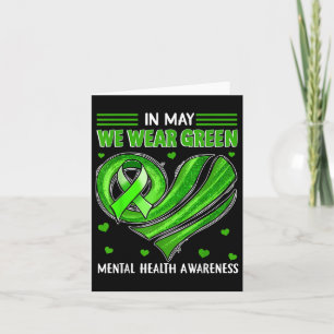 Tarjeta Salud Mental S Usamos Awarden Verde De Salud Menta
