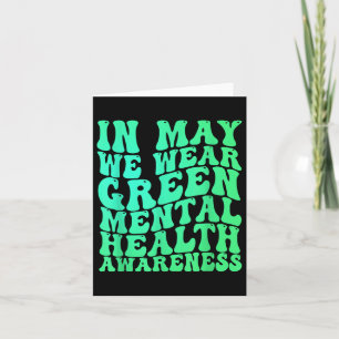 Tarjeta Salud Mental S Usamos Awarden Verde De Salud Menta