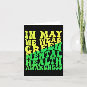 Tarjeta Salud Mental S Usamos Awarden Verde De Salud Menta