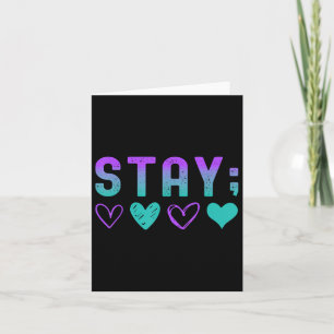 Tarjeta Salud Mental Stay Mañana Necesita Conciencia 2s
