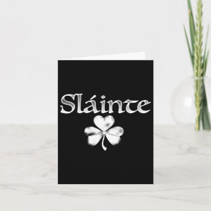 Tarjeta Salud San Paddy's Trébol Irlandés Buena Salud Yo