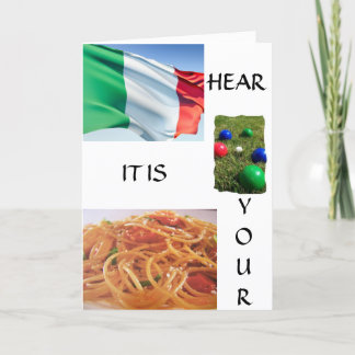 TARJETA "SALUD TOTAL ITALIANA DEL CUMPLEAÑOS"