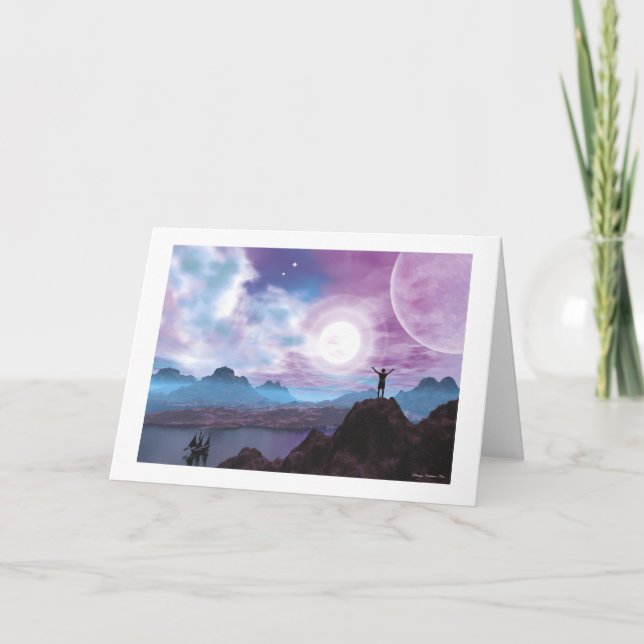 Tarjeta Saludar al sol (Anverso)