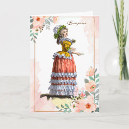 Tarjeta Saludo a Marie Antoinette Amistad