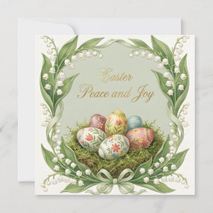 Tarjeta Saludo caprichoso de Feliz Pascua