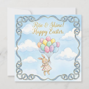 Tarjeta Saludo caprichoso de Pascua feliz