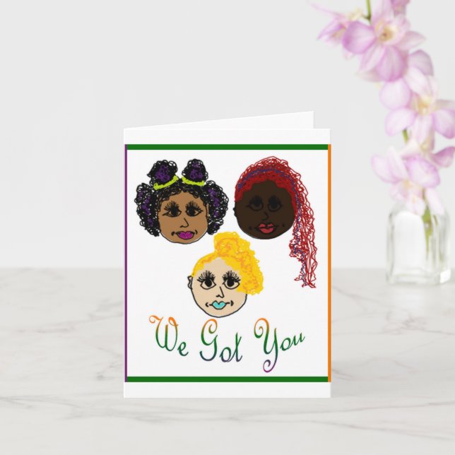 Tarjeta Saludo De Alegre (Orquídea)