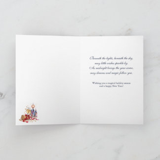 Tarjeta Saludo de Año Nuevo personalizado en Nueva York
