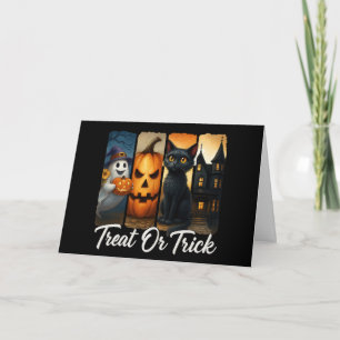 Tarjeta Saludo de broche de broche de broche de halloween