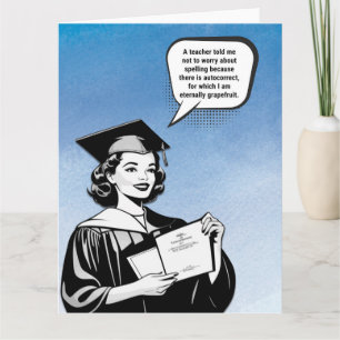 Tarjeta Saludo de corrección automática