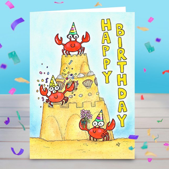 Tarjeta Saludo de cumpleaños de los Red Crabs (Subido por el creador)