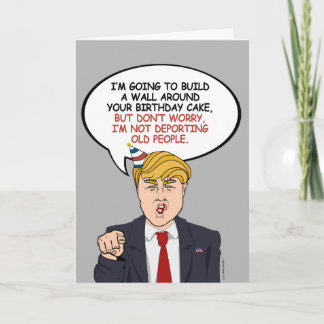 Tarjeta Saludo de cumpleaños político