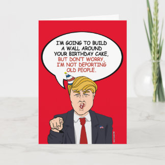 Tarjeta Saludo de cumpleaños político