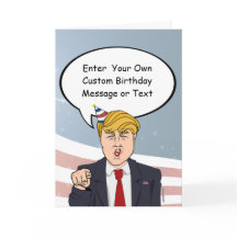 Saludo de cumpleaños político personalizado