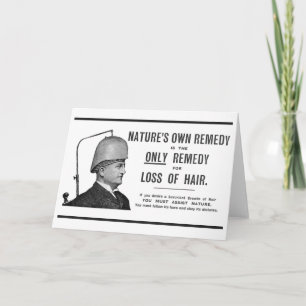 Tarjeta Saludo de "Evans Vacuum Cap Advertisement"