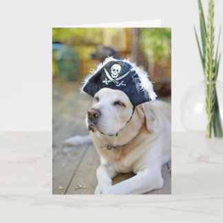 Tarjeta Saludo de Halloween del labrador retriever