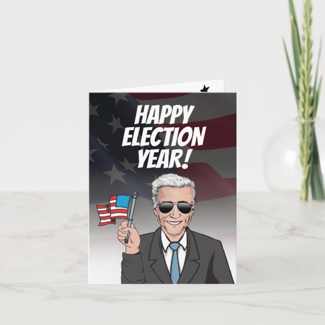 Tarjeta Saludo de Joe Biden (Anverso)